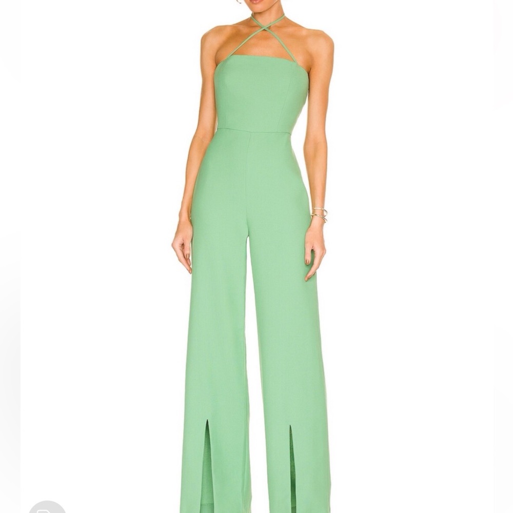 Alexis Rohanu Jumpsuit Green Wide-Leg - Revolve